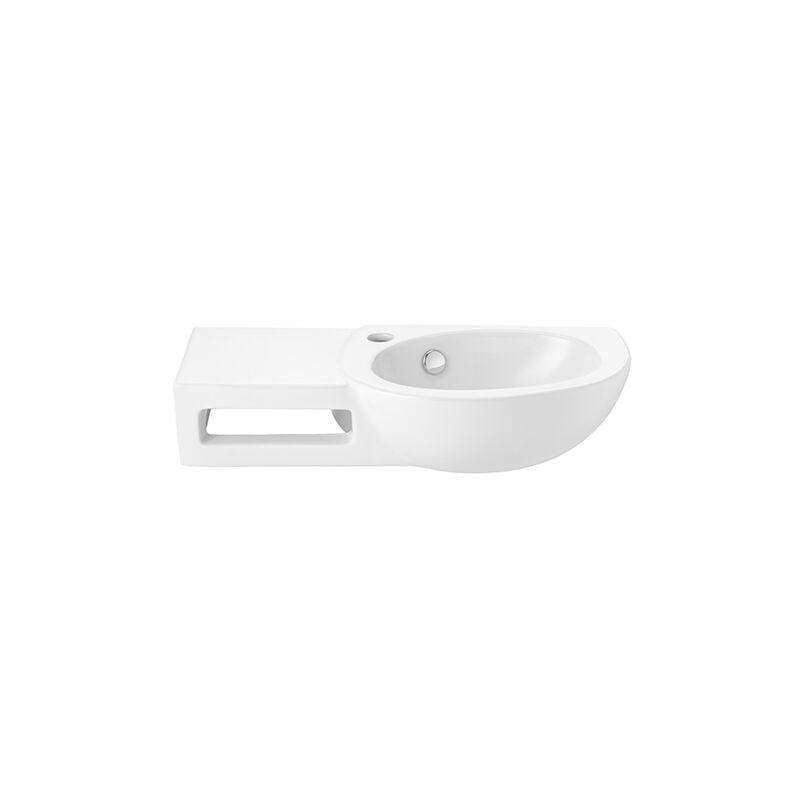 foto del prodotto lavabo a parete 63x28.5 cm con troppo pieno