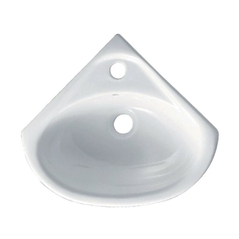 foto del prodotto lavabo ad angolo sleepy sospeso salvaspazio cm. 33x46 5 in
