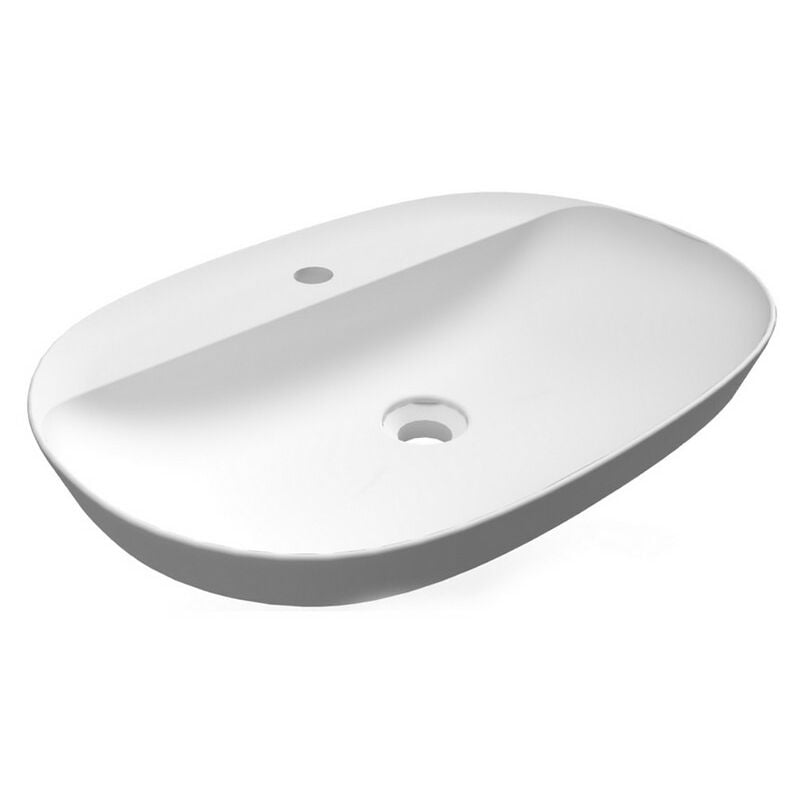 foto del prodotto lavabo ad incasso ovale allungato monoforo variant 60 x 42 cm