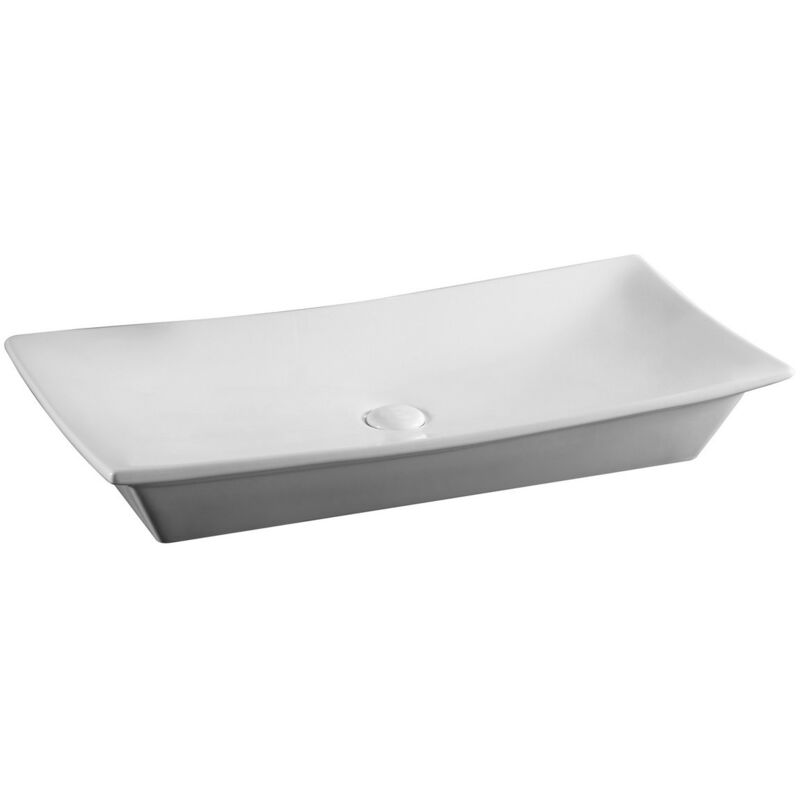 foto del prodotto lavabo appoggio 80x39.5 cm la24 bianco