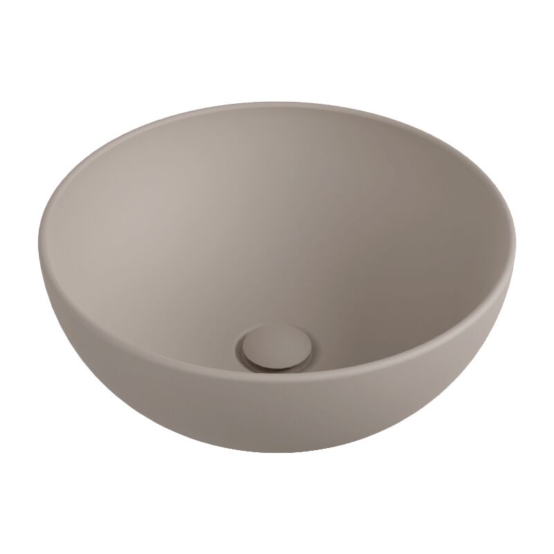 foto del prodotto lavabo appoggio app 40 flaminia colore argilla opaco