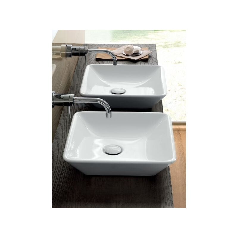 foto del prodotto lavabo appoggio bianco 10.00 happy hour hatria