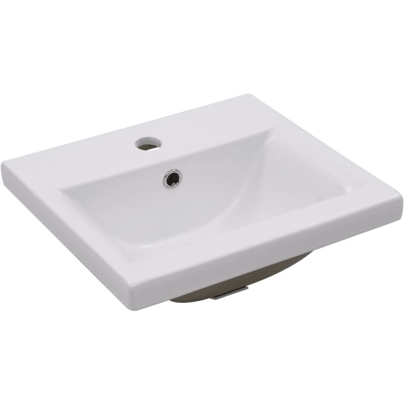 foto del prodotto lavabo bagno ad incasso 42 cm ceramica bianca 020002642