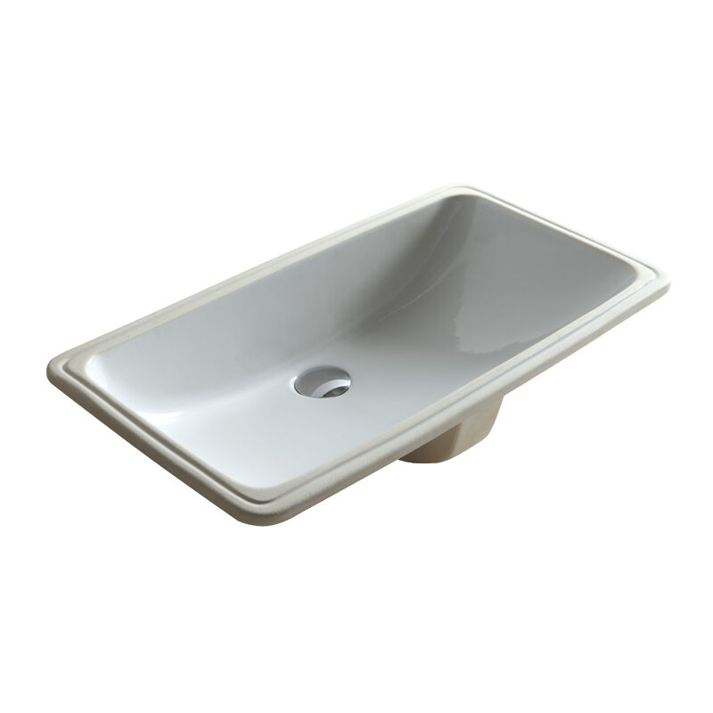 foto del prodotto lavabo d arredo incasso sottopiano 71x37 rettangolare bianco di
