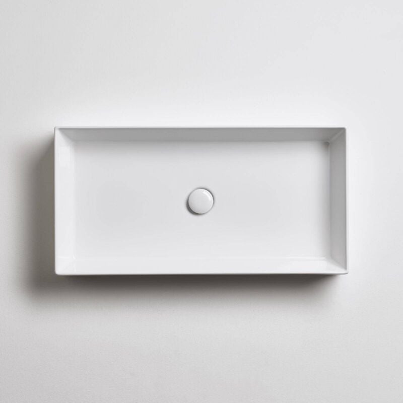 foto del prodotto lavabo da appoggio agile 80 cm bianco