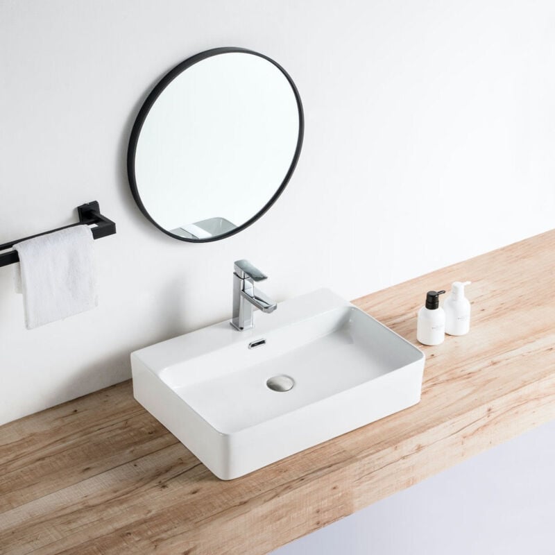 foto del prodotto lavabo da appoggio in ceramica estero 60 x 42.5 cm