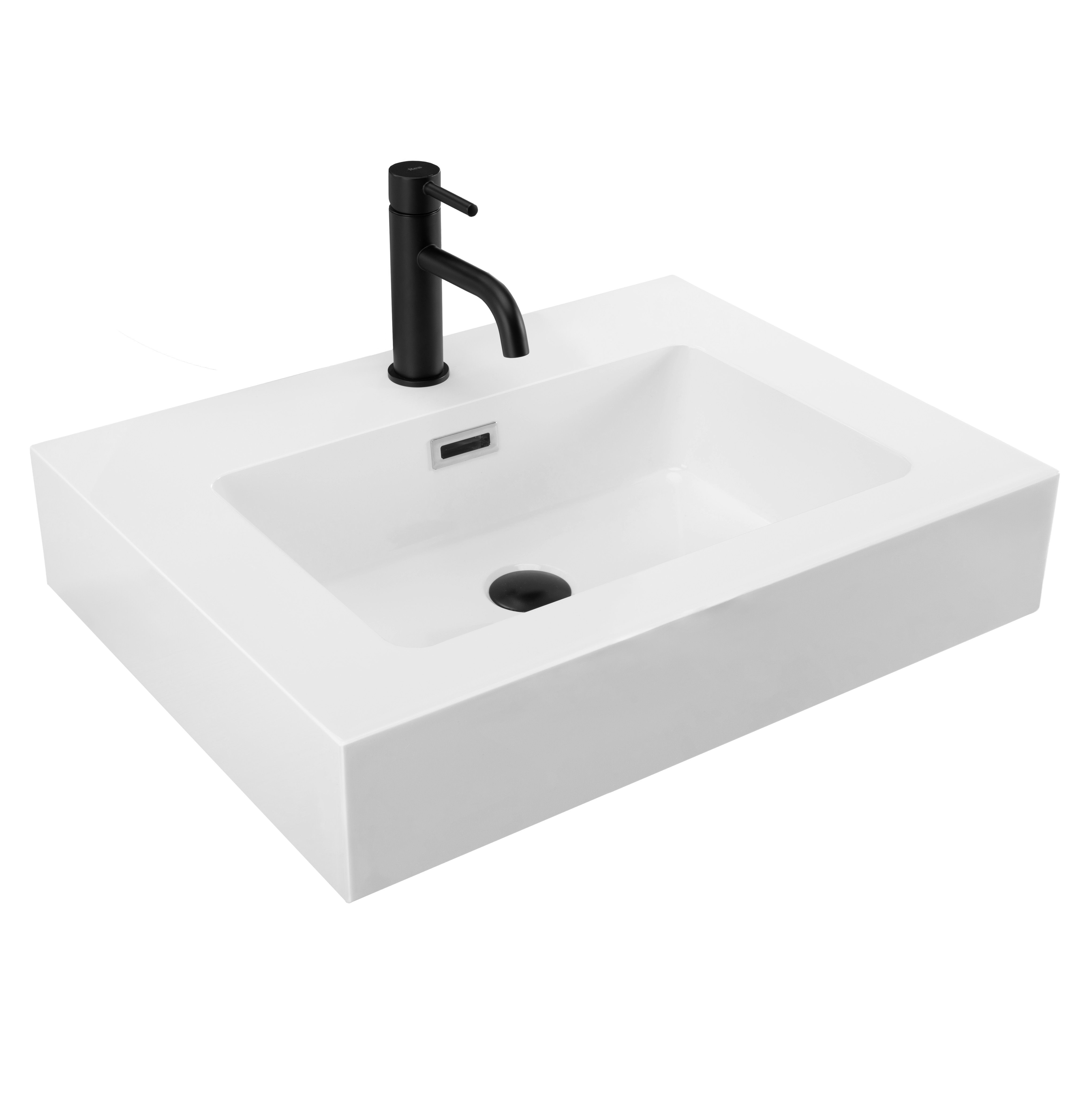 foto del prodotto lavabo da appoggio in ceramica rea alison white