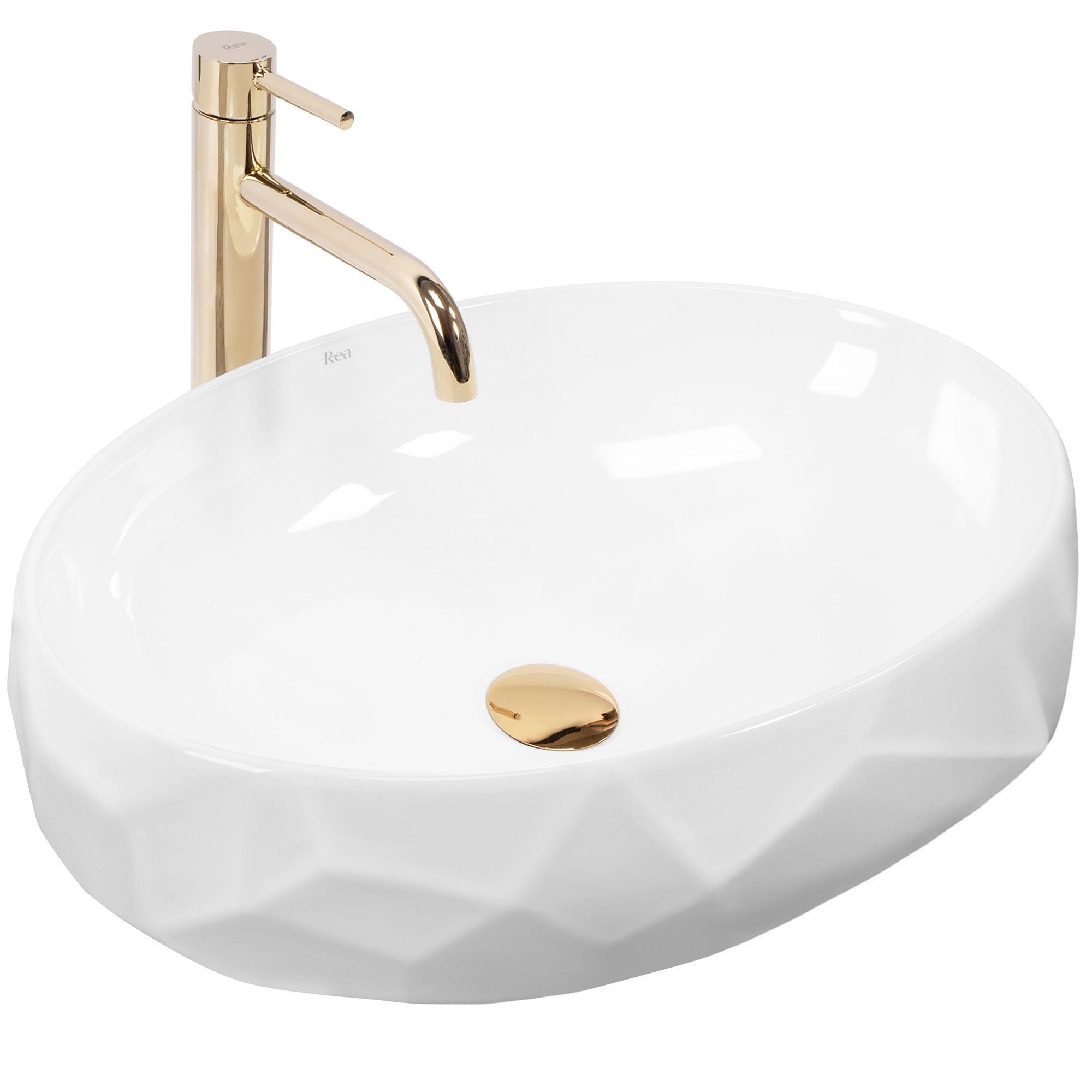 foto del prodotto lavabo da appoggio in ceramica rea maya
