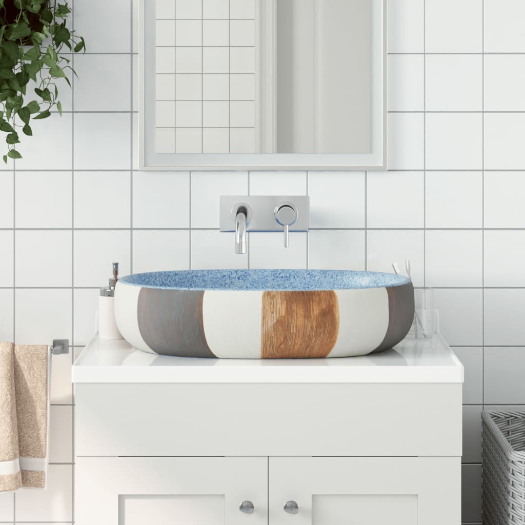 foto del prodotto lavabo da appoggio multicolore ovale 59x40x14 cm ceramicacod mxl 83591