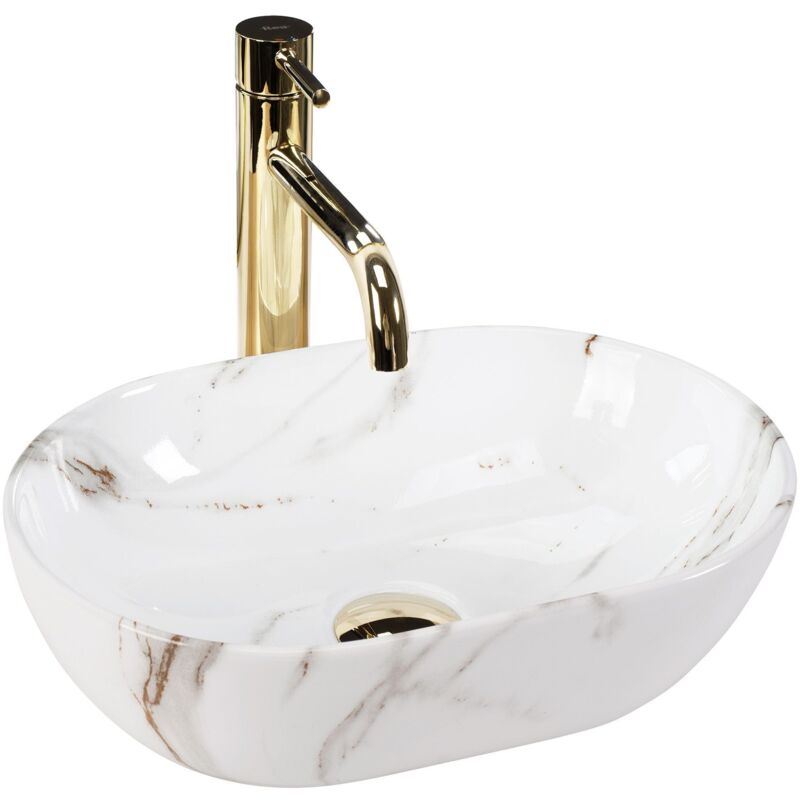 foto del prodotto lavabo da appoggio rea amelia mini aiax shiny