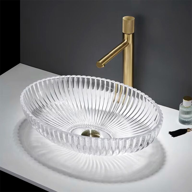 foto del prodotto lavabo da appoggio rea nicole transparent