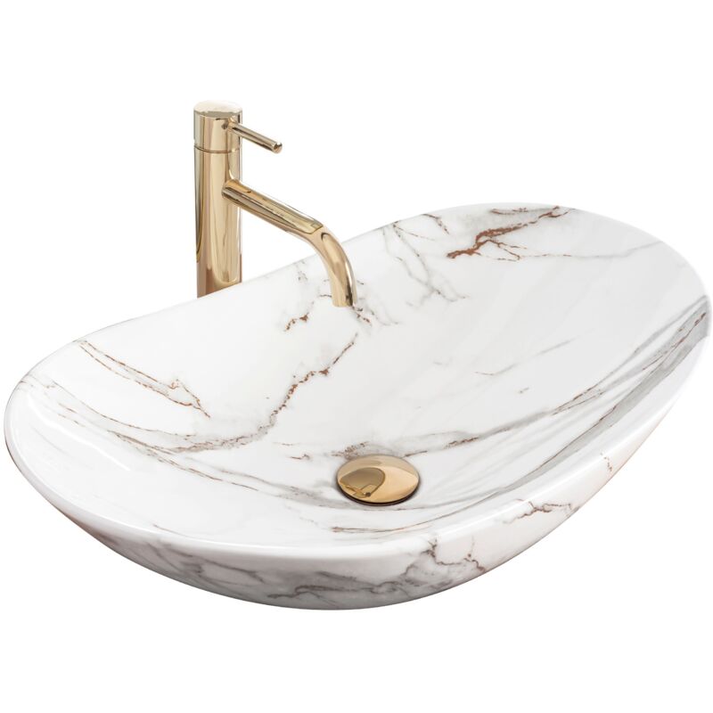 foto del prodotto lavabo da appoggio rea royal aiax shiny