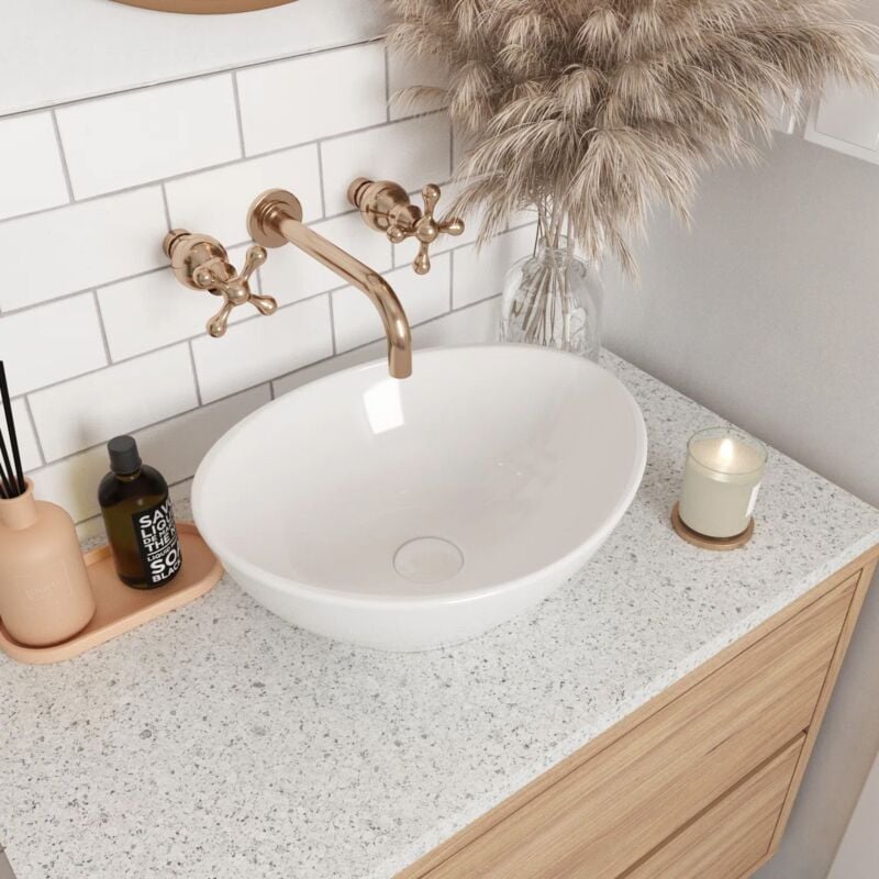 foto del prodotto lavabo da appoggio rea sofia mini white