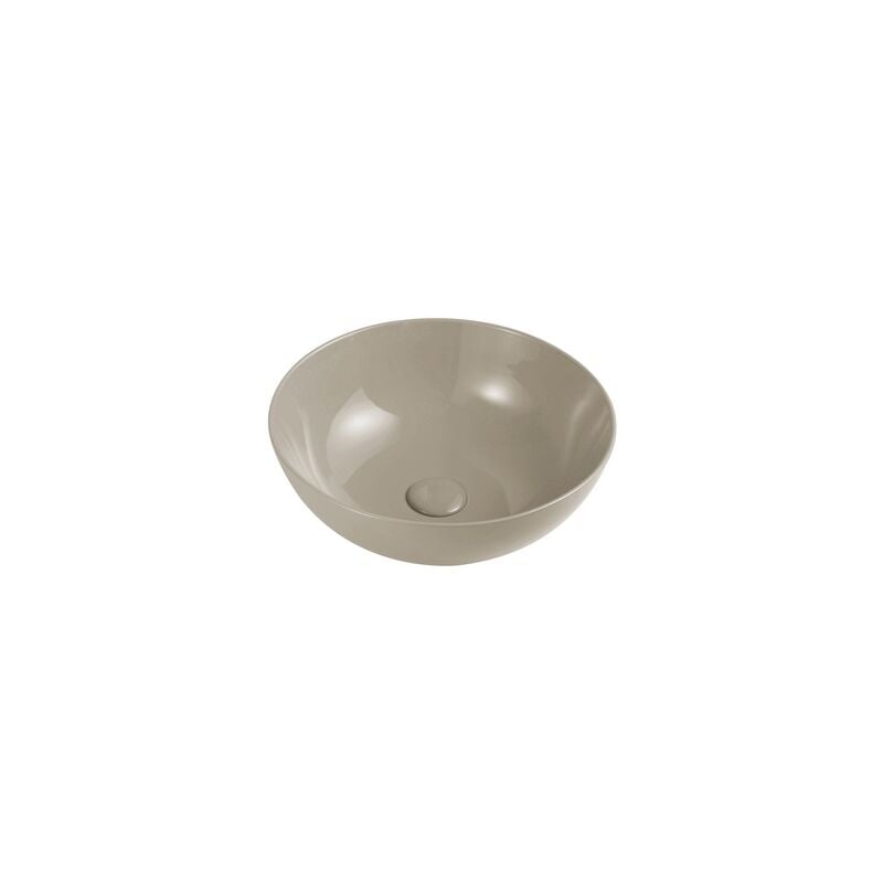 foto del prodotto lavabo da appoggio slim mod. 02 dm 385 nero h.150