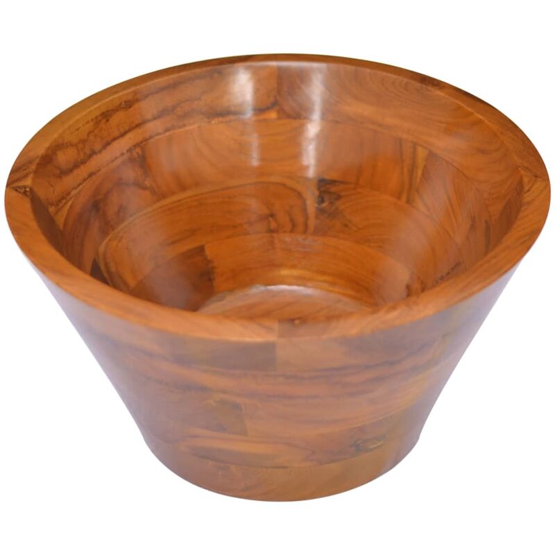 foto del prodotto lavabo da bagno lavabo da appoggio wc lavabo bagno lavabo interno doccia lavabo diametro 40 cm legno massello di teak 020002871
