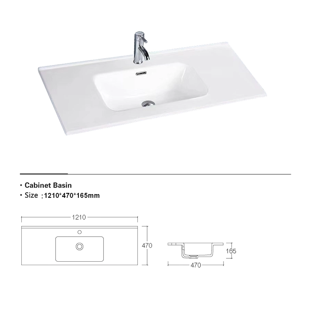 foto del prodotto lavabo da incasso 120 cm in ceramica bianca civit