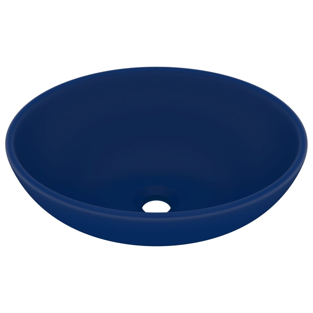 foto del prodotto lavabo di lusso ovale opaco 40x33 cm in ceramica blu scuro 02 0002666