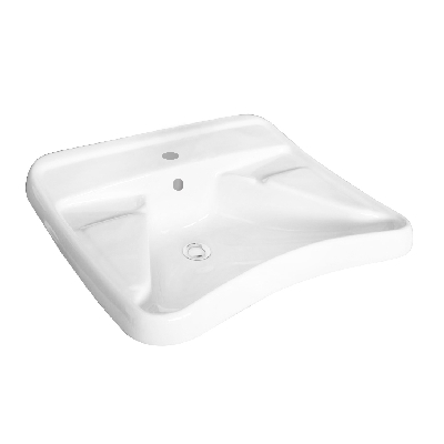 foto del prodotto lavabo disabili bianco dimensioni l67 x p59 x h23,5 cm