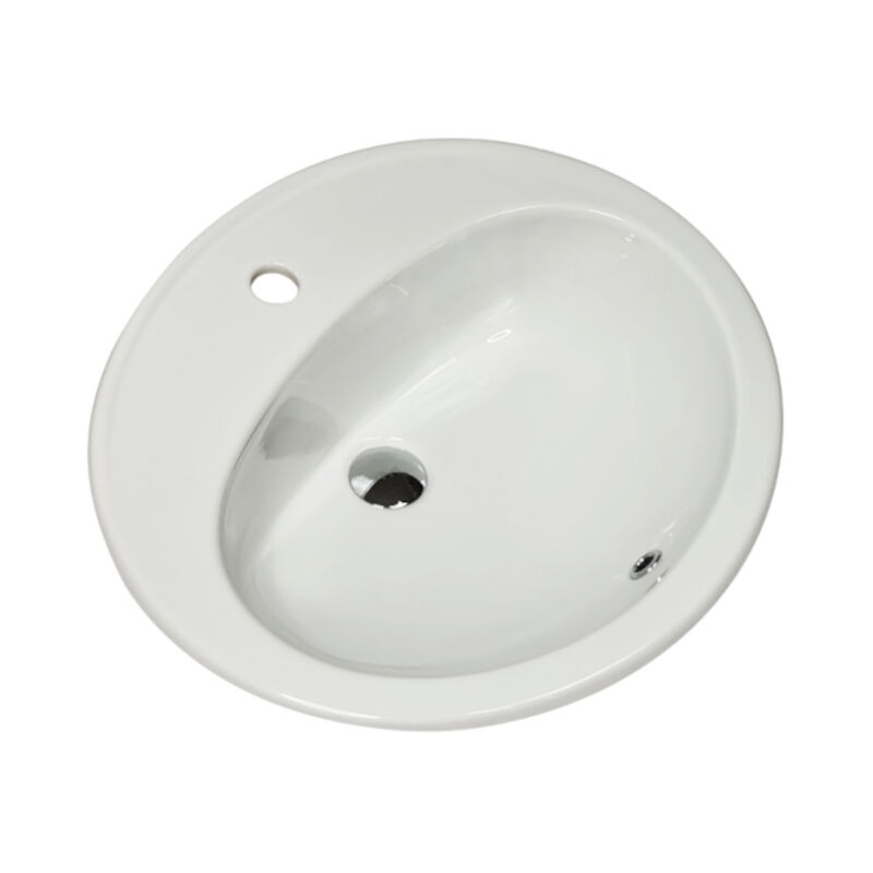 foto del prodotto lavabo donatello new incasso cm. 57x49 bianco lucido
