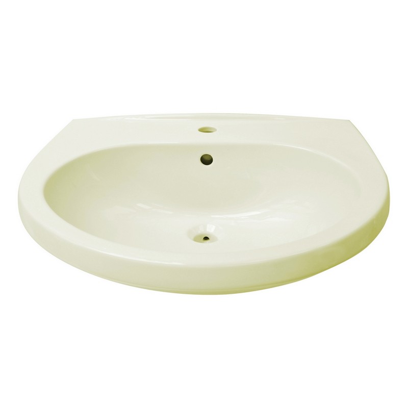 foto del prodotto lavabo eco in ceramica champagne monoforo sospeso 62 cm