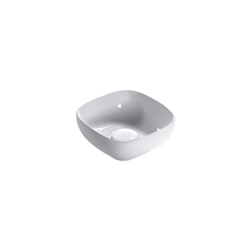 foto del prodotto lavabo in ceramica 25x25 h10 cm globo t edge le ciotole b6q25bi bianco ceramica