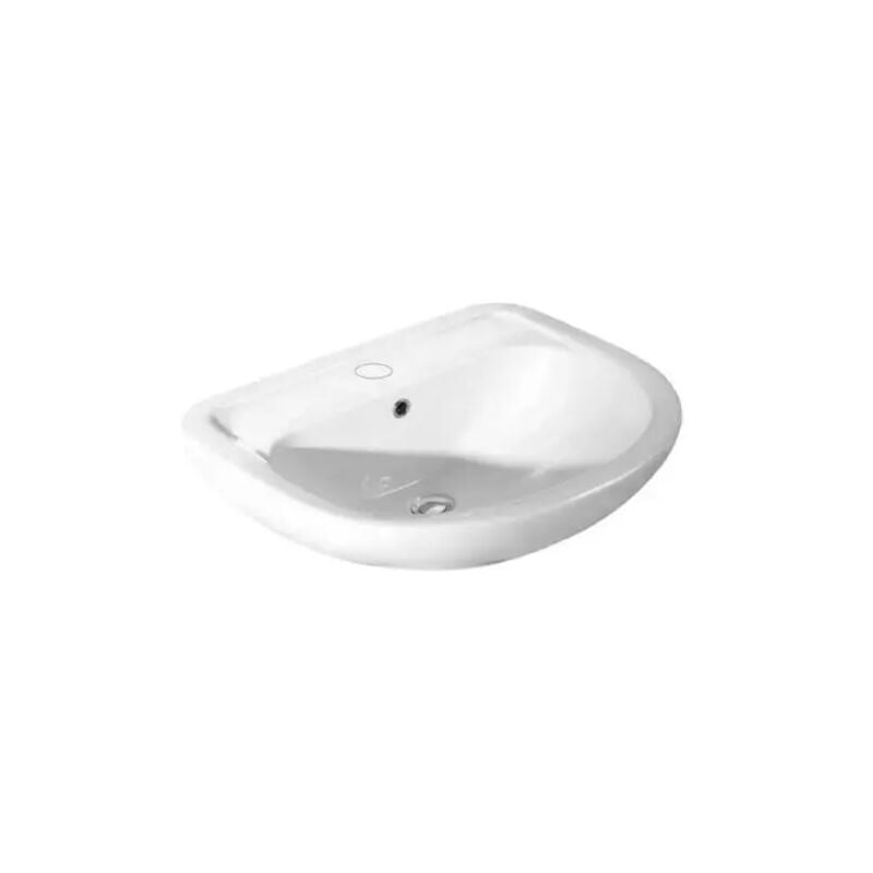 foto del prodotto lavabo in ceramica bianca serie diana cm 65 azzurra