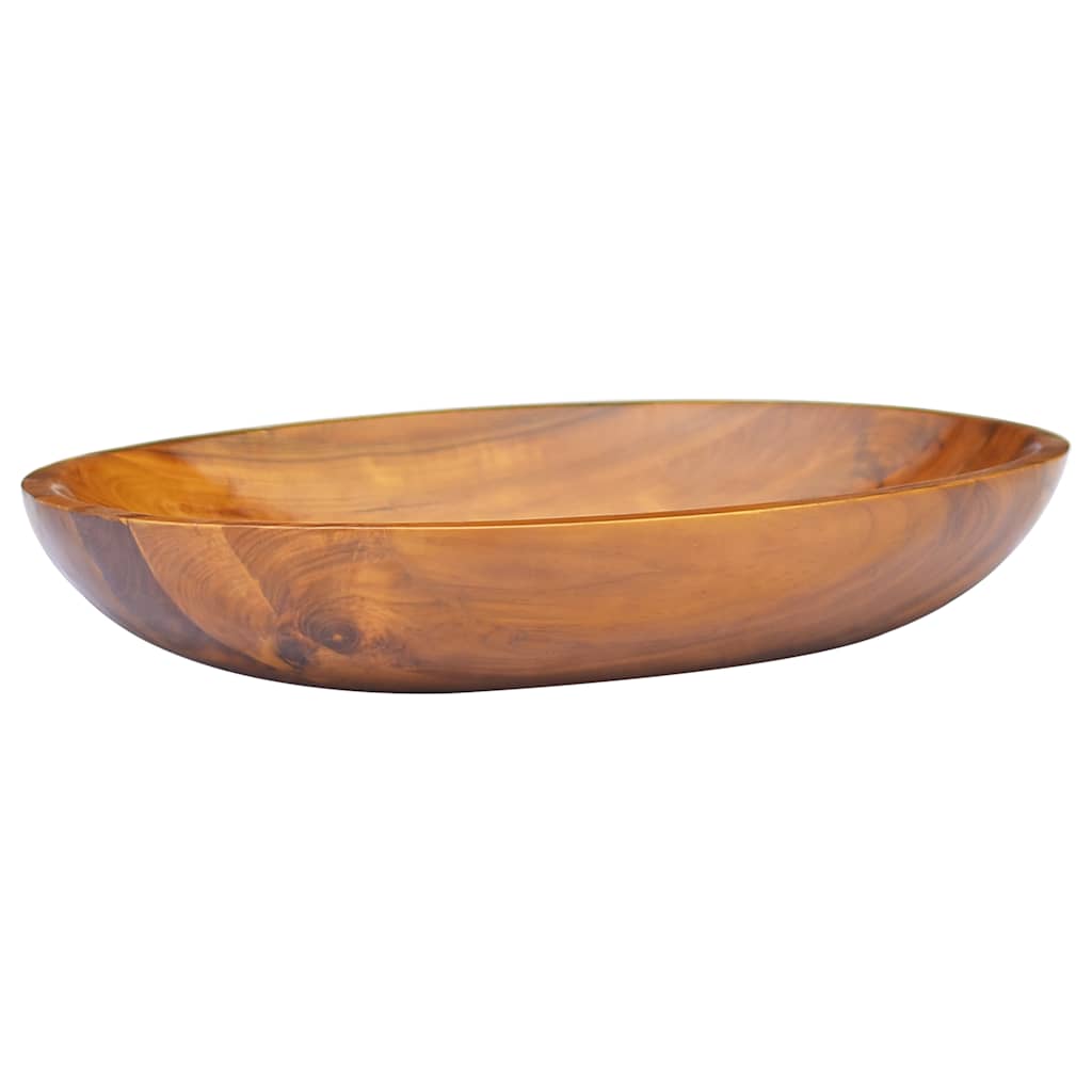 foto del prodotto lavabo in legno massello di teak 60x40x10 cm cod mxl 45346