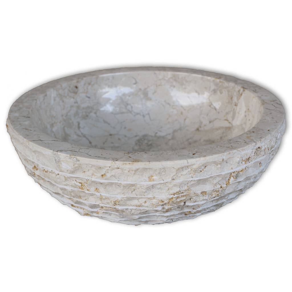 foto del prodotto lavabo in marmo diametro 40 cm crema 02 0002837