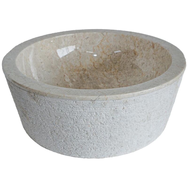 foto del prodotto lavabo in marmo marble colore panna