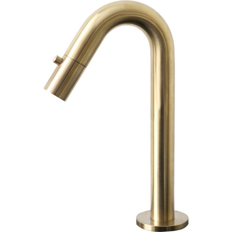 foto del prodotto lavabo indus oro spazzolato acqua fredda essebagno