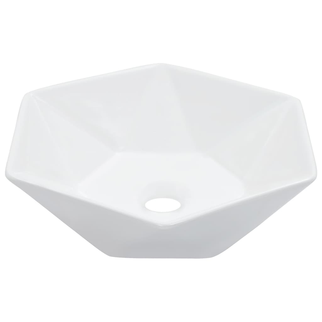 foto del prodotto lavabo lavabo da appoggio lavabo da appoggio montato interno bagno doccia cabina wc casa 41 x 36,5 cm ceramica bianca 02 0002622