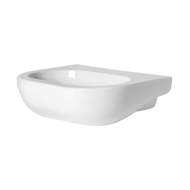 foto del prodotto lavabo nuvola sospeso 47x37 monoforo in ceramica bianco lucido