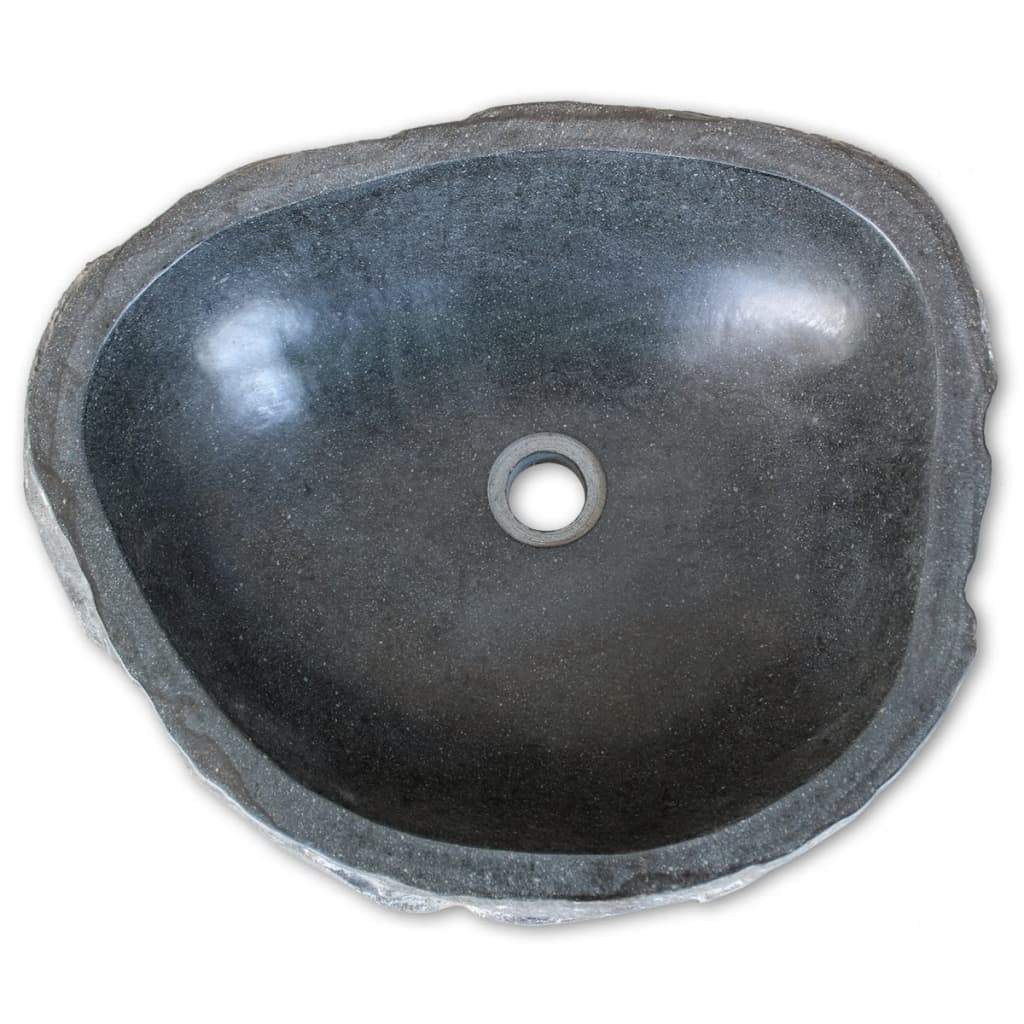 foto del prodotto lavabo ovale in pietra di fiume 30 37 cm 02 0002651