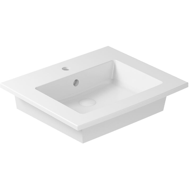 foto del prodotto lavabo plus design sospeso incasso soprapiano 61x51 rettangolare