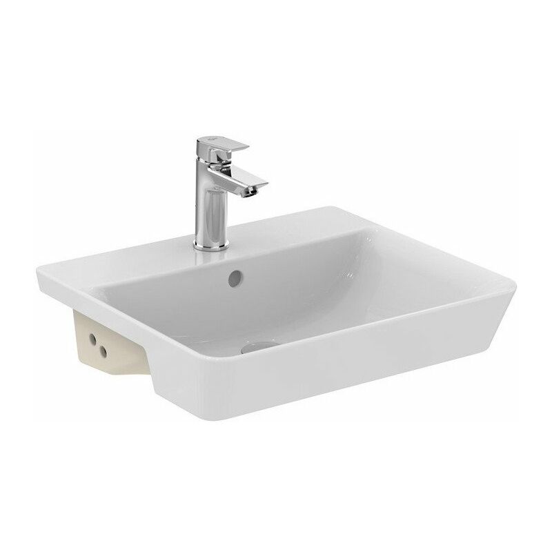 foto del prodotto lavabo semincasso connect air cube 500 x 450 x 160 mm bianco ideal standard
