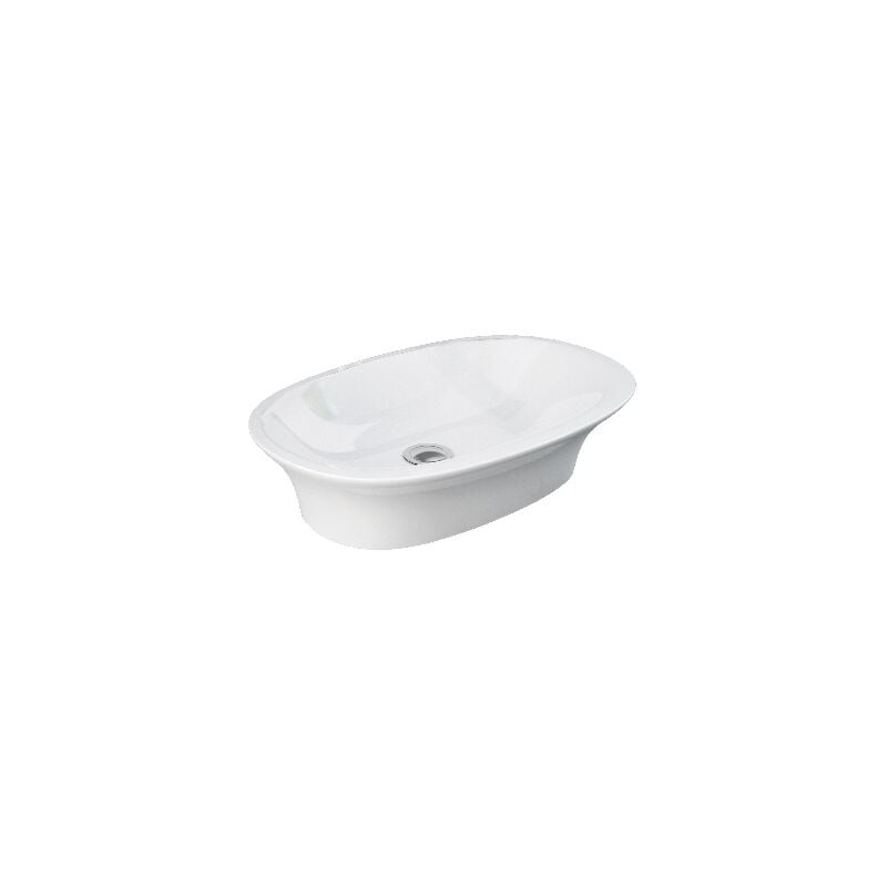 foto del prodotto lavabo sensation da appoggio ovale l. 60 cm senza troppo pieno