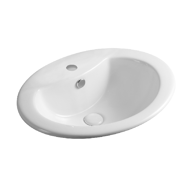 foto del prodotto lavabo soprapiano 56x46 cm ls66 bianco
