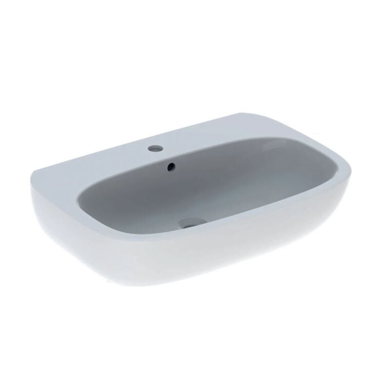 foto del prodotto lavabo sospeso 65 cm bianco lucido geberit fantasia senza colonna
