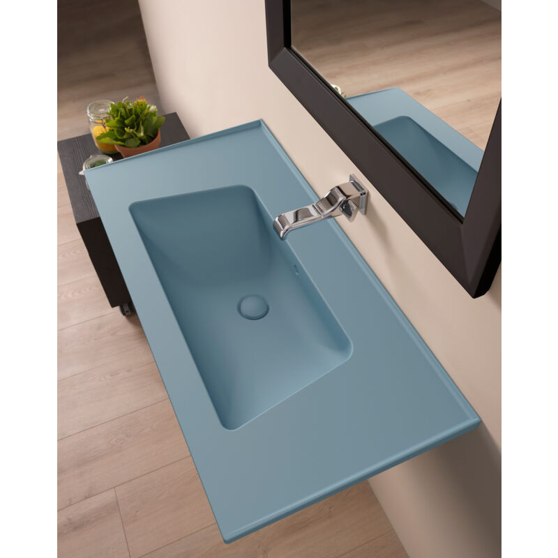 foto del prodotto lavabo sospeso bloom 105 flaminia colore fango