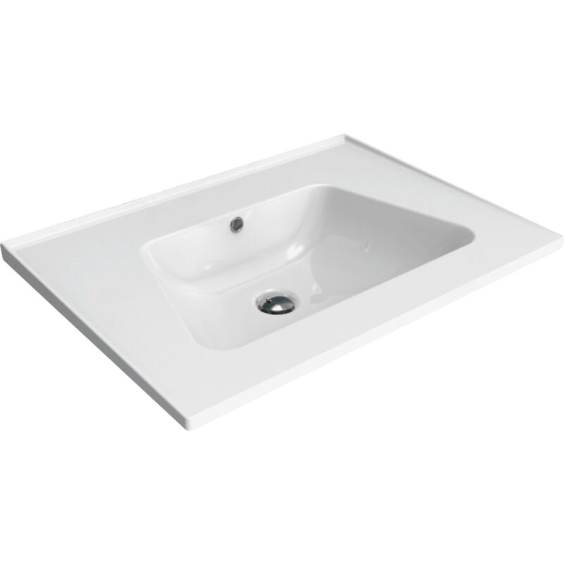 foto del prodotto lavabo sospeso bloom 70 flaminia colore bianco lucido
