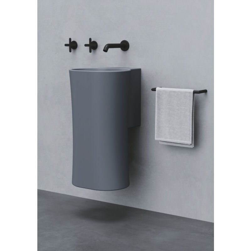 foto del prodotto lavabo sospeso nativo azzurra colore cotone