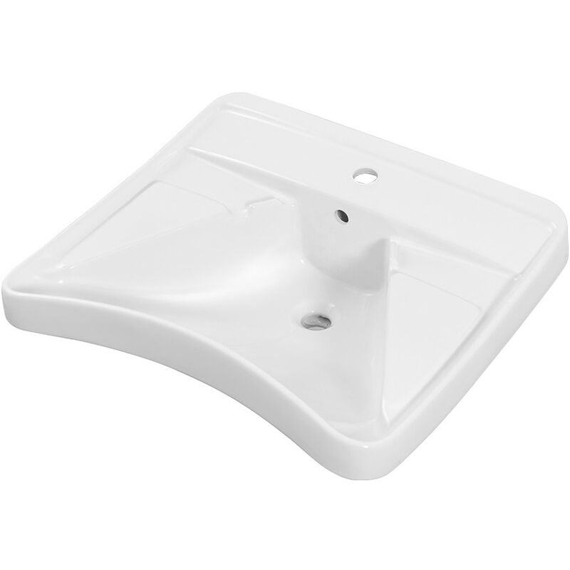 foto del prodotto lavabo sospeso per disabili 66 cm ergonomico con poggia gomiti