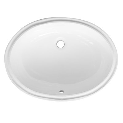 foto del prodotto lavabo sottopiano 57x42 cm bianco lt74