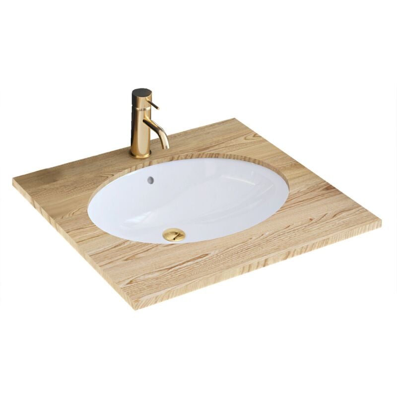foto del prodotto lavabo sottopiano rea nel white