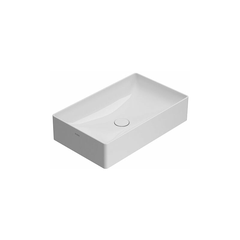 foto del prodotto lavabo t edge appoggio 61x37 rettangolare in ceramica bianco