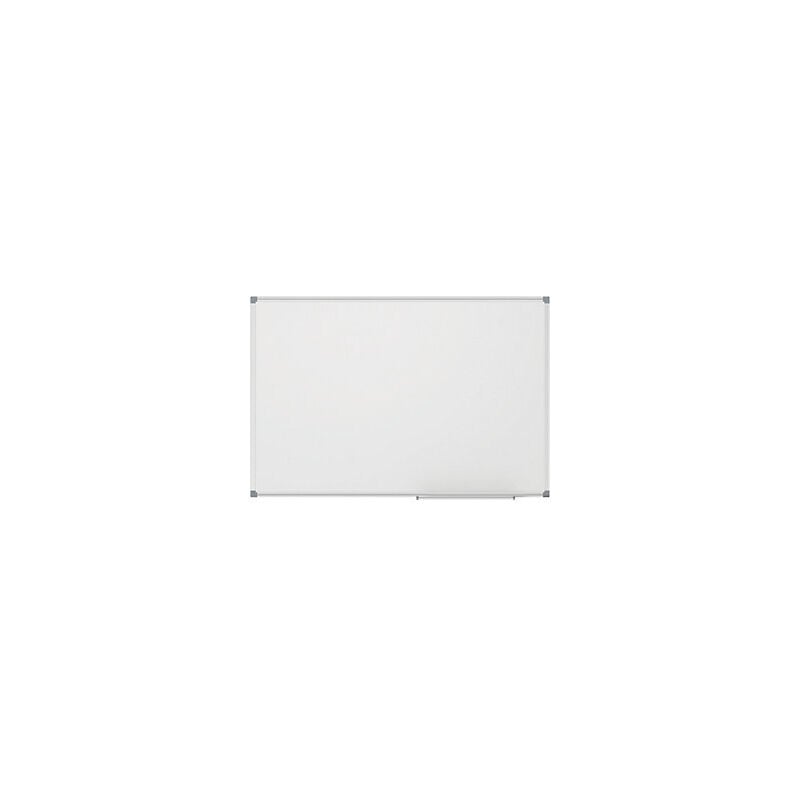 foto del prodotto lavagna bianca standard 60 x 90 cm, lavagna bianca magnetica con vassoio de contenitore per pennarelli de lavagna bianca, costruzione elegante de alluminio a peso ridotto - maul
