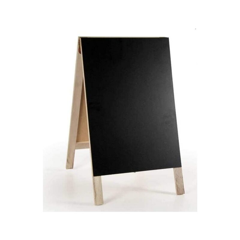 foto del prodotto lavagna in legno menù bar 50x85cm