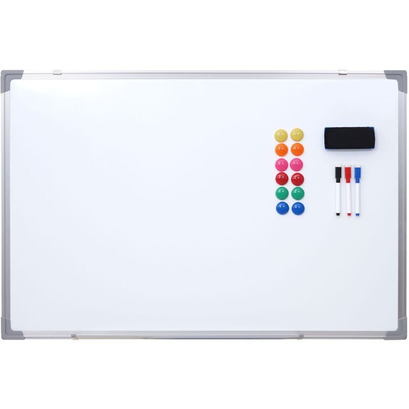 foto del prodotto lavagna magnetica memo tabellone accessori inclusi 90x60cm 040005120