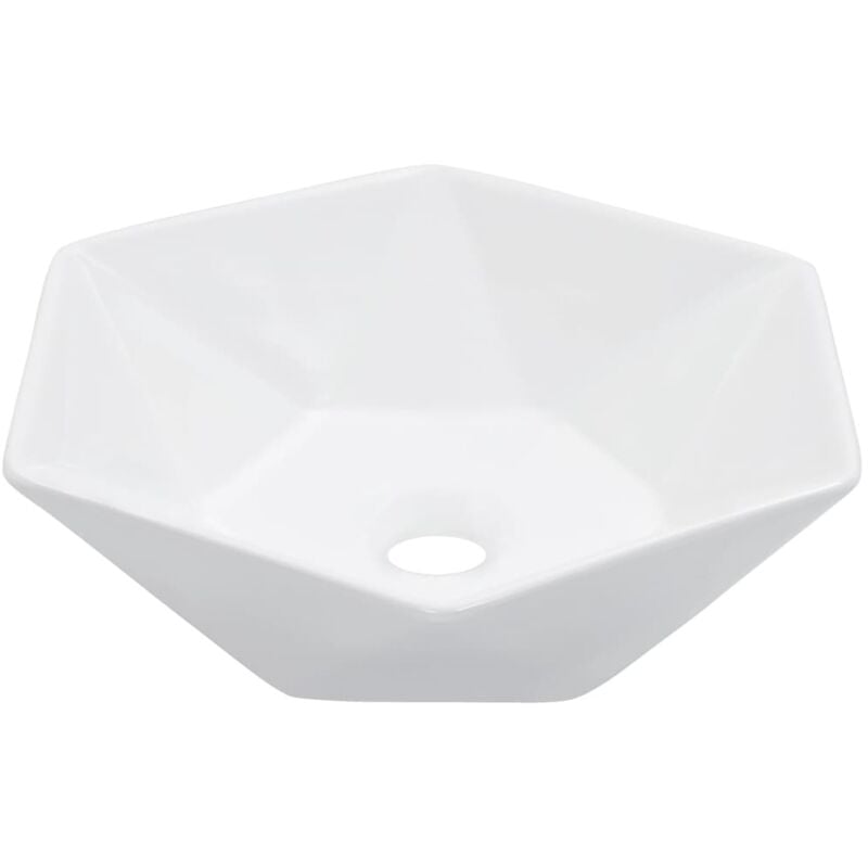 foto del prodotto lavandino 41x36,5x12 cm in ceramica bianco vidaxl