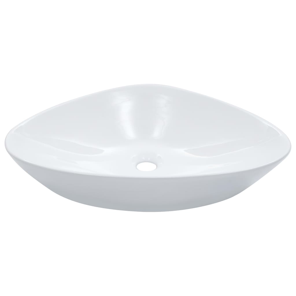 foto del prodotto lavandino 58,5x39x14 cm in ceramica bianco cod mxl 43206